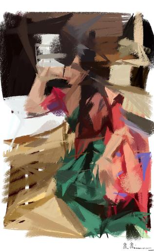Drawn by bot mp5u9ZPNGezWv8kjvM5SSa; art-primitive-paintbrush-ii; artwork for redditgetsdrawnbybot AI art
