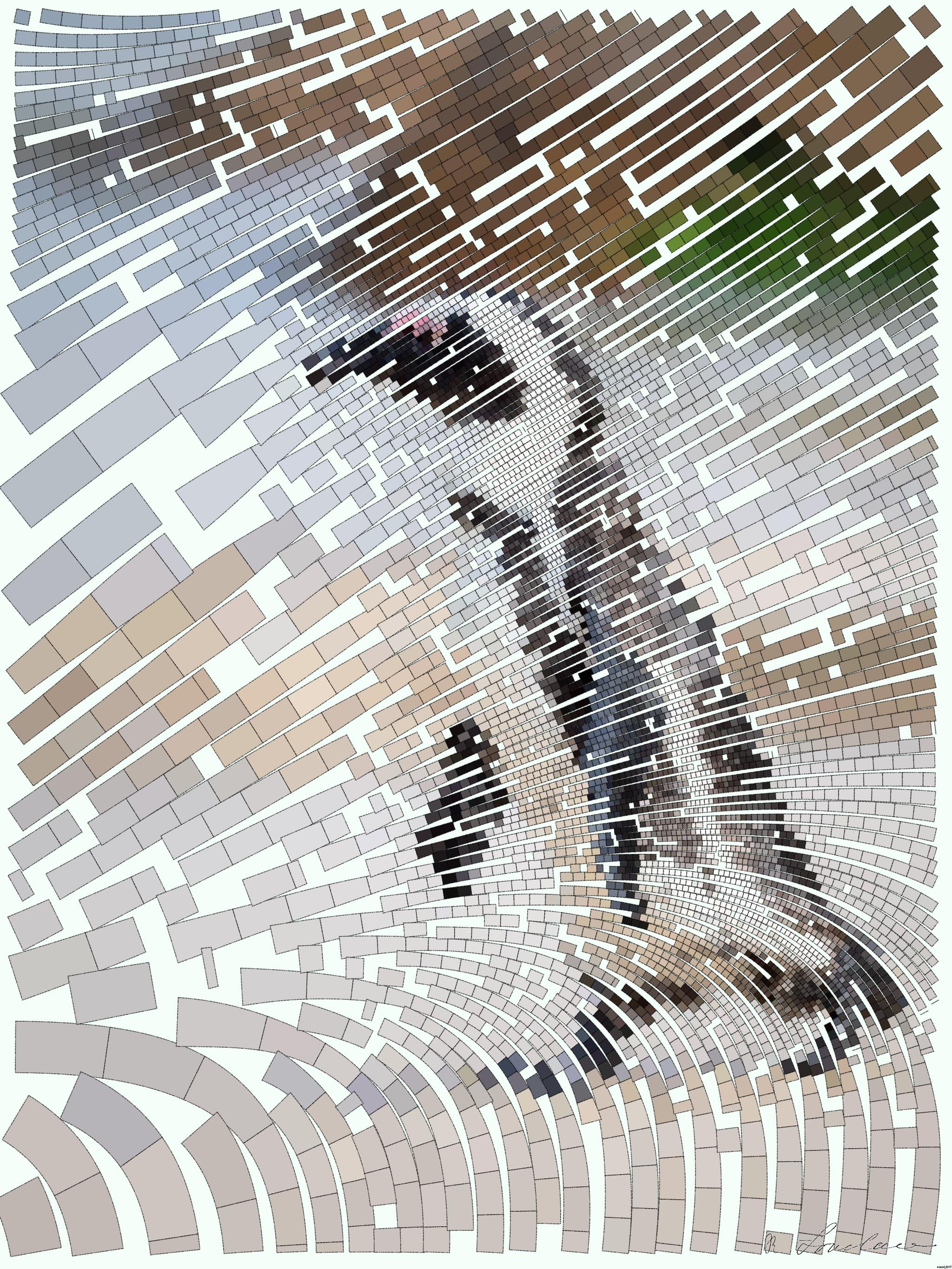 Drawn by bot nhjJsdKWYqgtXaPFQ3zBoq; art-flowy; A solitary African penguin strolls along a sandy beach, showcasing its distinctive black and white feathers. AI Art