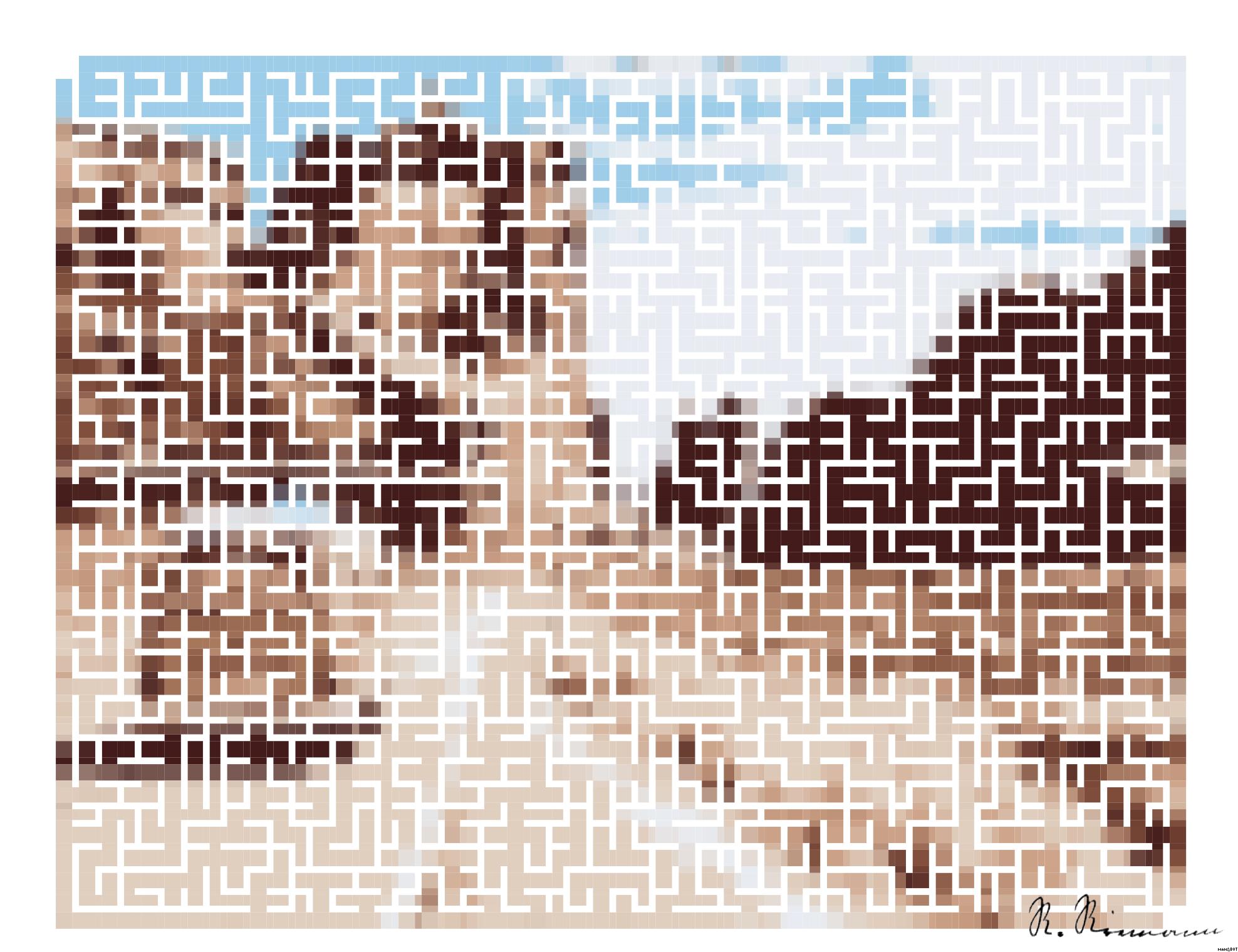 Drawn by bot Q25aLup68gUH7fd5JUqKPf; art-amaze; yellow Volkswagen van on road AI Art