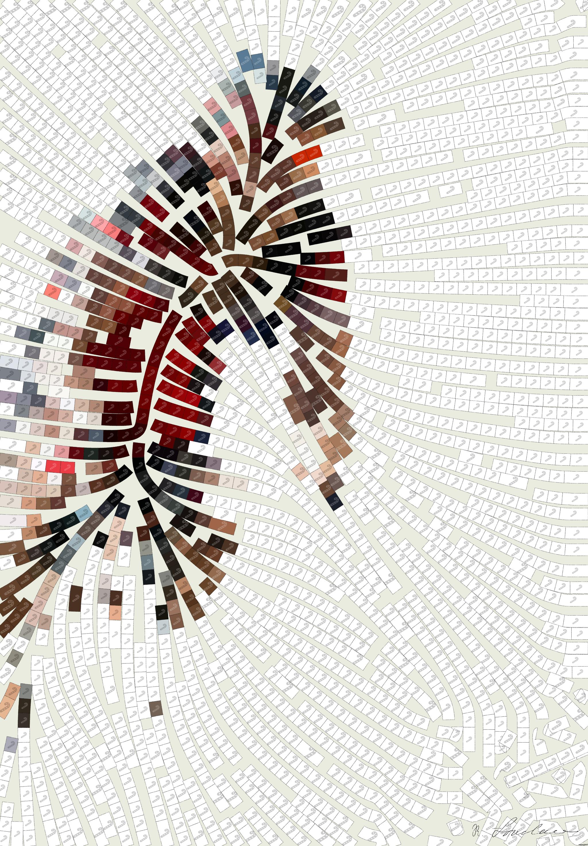 Drawn by bot N36vNB9ZECg2Cz958KMNLM; art-flowy; Competitive cyclists in a high-speed race, showcasing athleticism and teamwork. AI Art