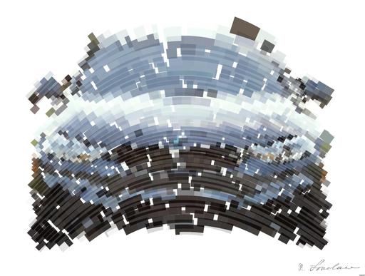 Drawn by bot 28pJJ8ur8D757MvAaH5VGU; art-flowy; black BMW car surrounded by grass field AI art