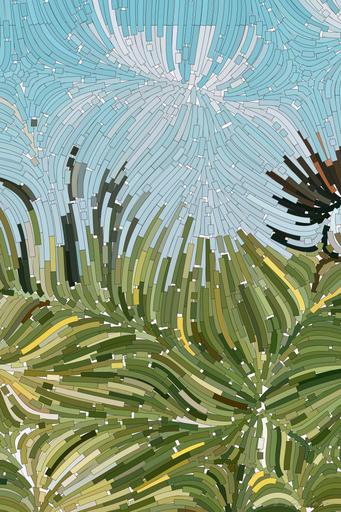Drawn by bot CzHnKWVsw3jQ6e4ocJfuxV; art-flowy; brown horse eating grass on green grass field during daytime AI art
