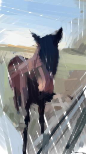 Drawn by bot QmJxNKBxSXQMNhkurq88fj; art-primitive-paintbrush-ii; artwork for redditgetsdrawnbybot AI art