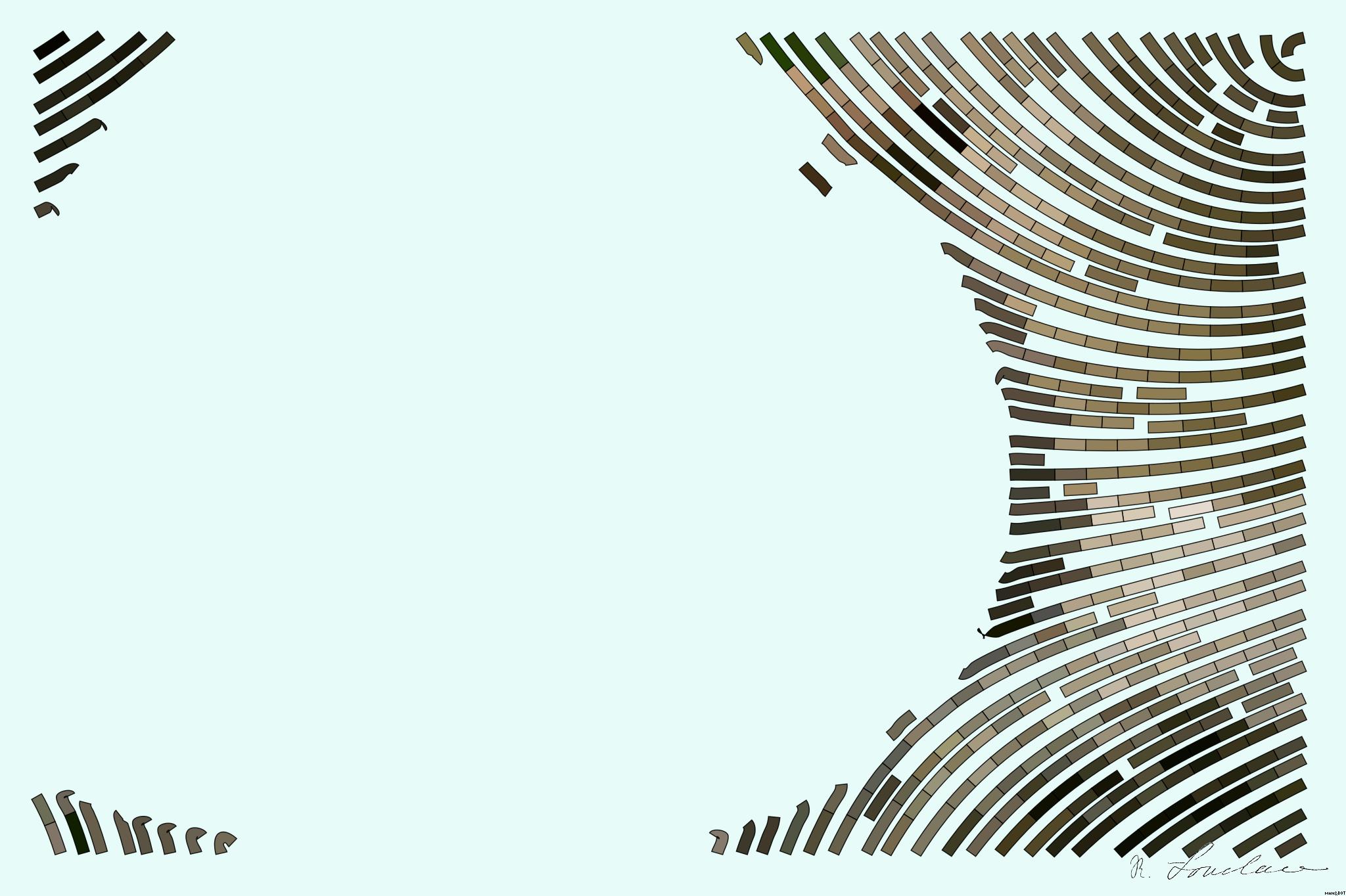 Drawn by bot cRjHXu6ZPtWwUdRewYcDv2; art-flowy; Two playful brown bear cubs interacting on a natural rock in a forest setting. AI Art