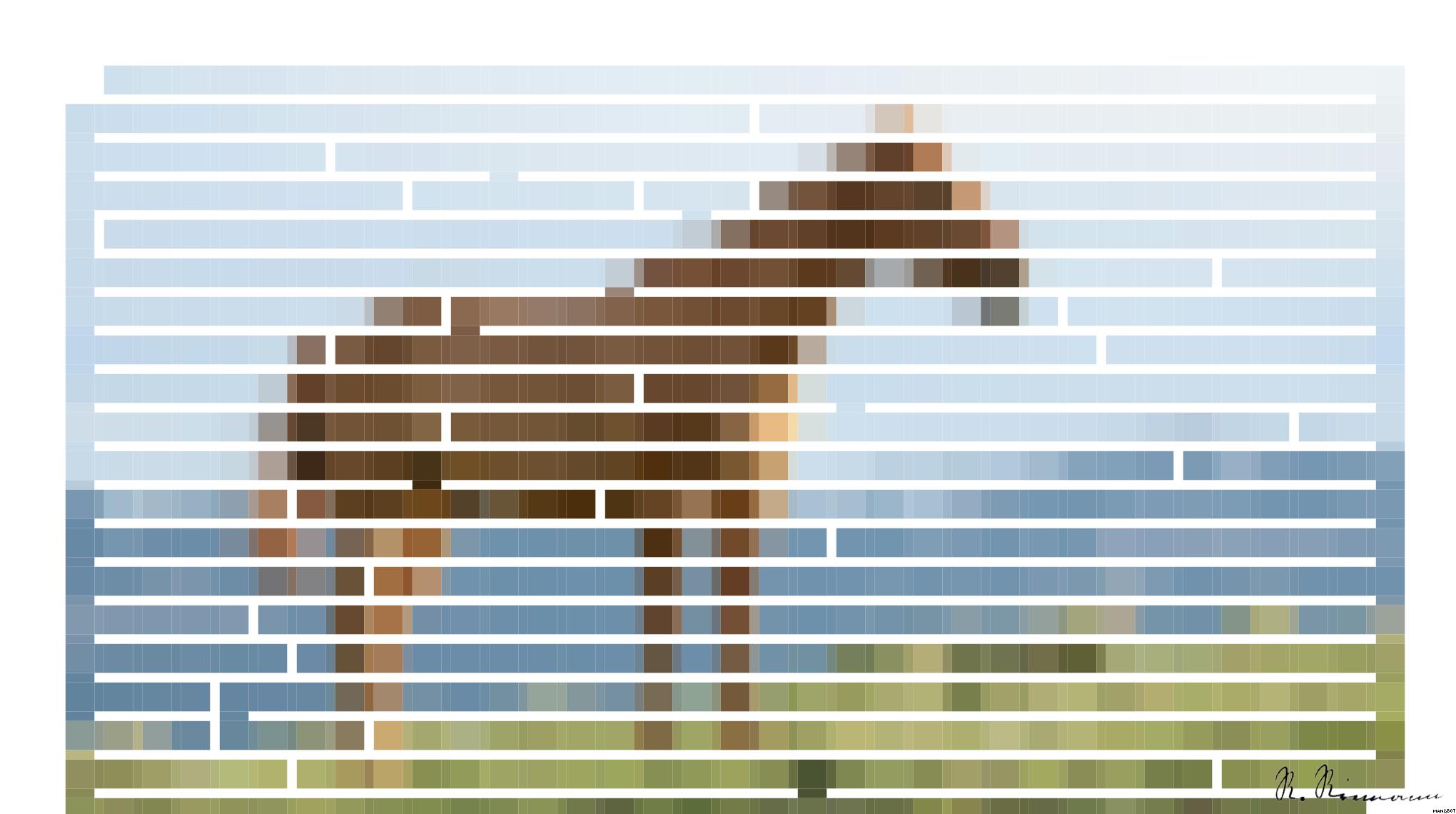 Drawn by bot 2MuM3nSwaxNAqi8vC9yLnC; art-amaze; A beautiful brown horse stands in a lush grassy field with mountains in the background. AI Art