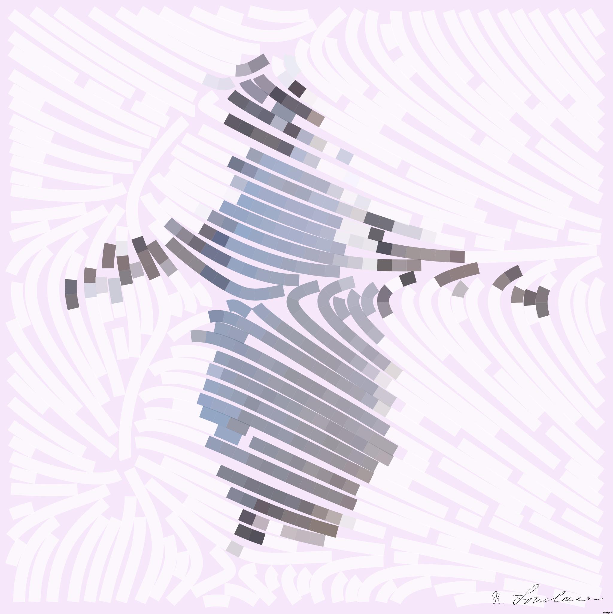 Drawn by bot 7u86c7uUaZWU4S3xHhWyMn; art-flowy; white and black penguin on seashore AI Art