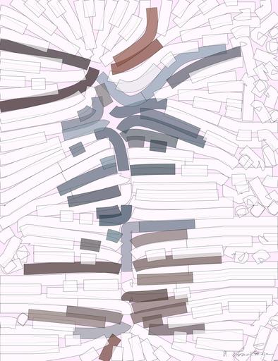 Drawn by bot 2yfzHyAHq6vkFHrL4VquMr; art-flowy; Rear view of young friends with drinks standing in front of waterside on summer day AI art