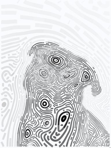 Drawn by bot 9mkBExfo8C4ddr9hdcHYFL; art-flowy; Captivating portrait of a black pug gazing curiously, captured in monochrome. AI art