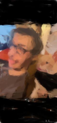 Drawn by bot Ah2hxEdUjT4BdquhDKysUG; art-primitive-paintbrush-ii; artwork for redditgetsdrawnbybot AI art