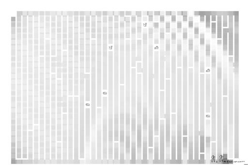 Drawn by bot NotEB94C2evdR5aDPW4rgU; art-amaze; Black and white abstract architectural photo with modern minimalist curved lines in New York. AI art