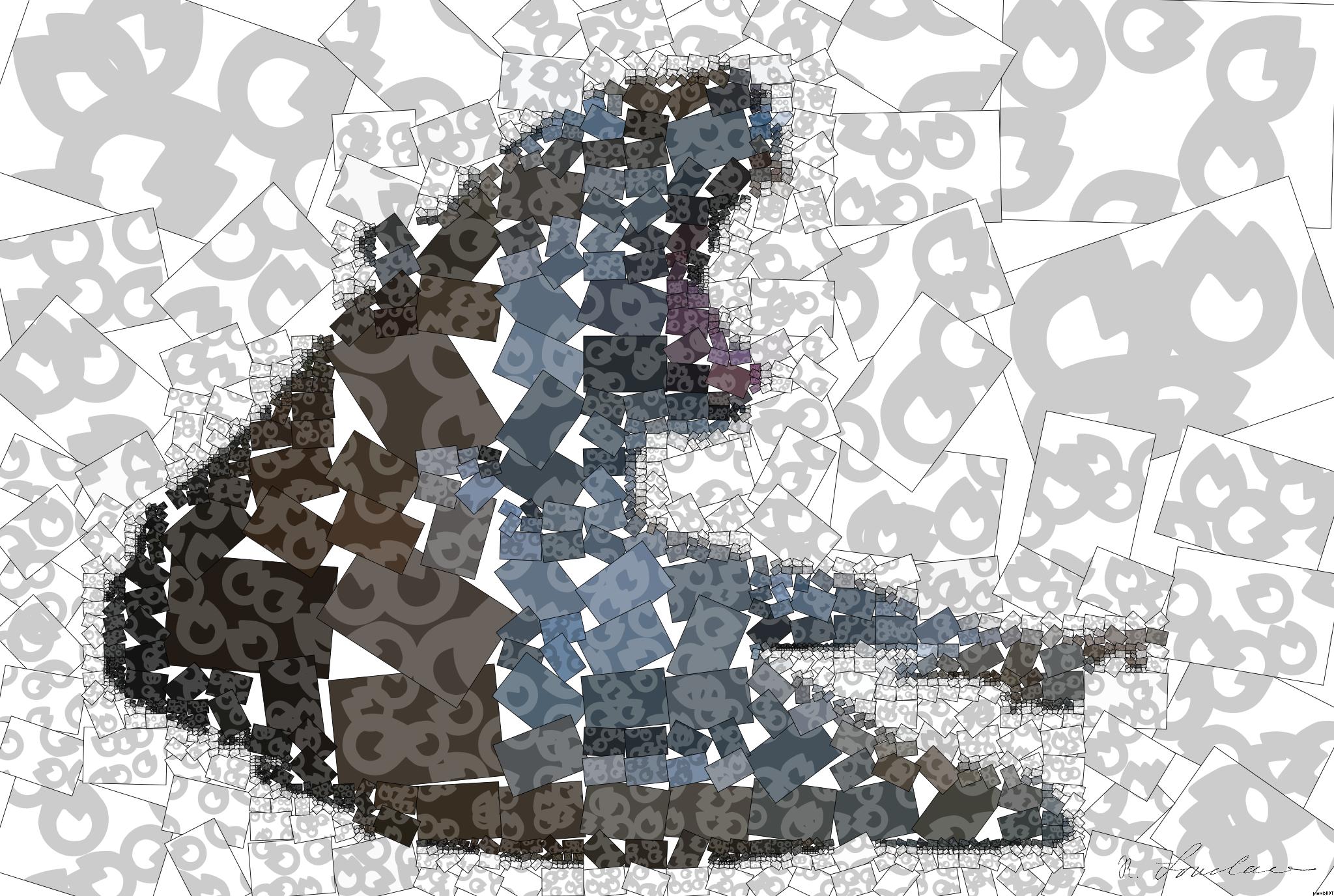 Drawn by bot gVZoaXgvy7xJhREtPyFYhP; art-quadrangle; a tiger yawns while laying on the ground AI Art