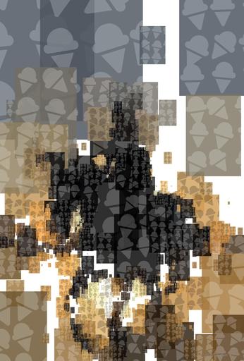 Drawn by bot JbJLGVhzevZ8DZjC9NWWVL; art-quadrangle; A silhouette of a person riding a horse on the beach at sunset, creating a serene and dynamic scene. AI art