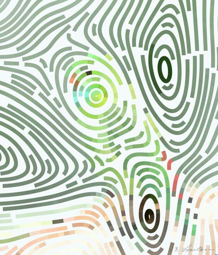 Drawn by bot AW45i88GxnmHhnhzZsrCNU; art-flowy; A vibrant green parrot with colorful plumage perched on a branch in a tropical setting. AI art
