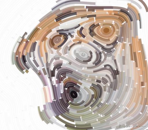 Drawn by bot VxcMzxjxBti7X5E4gywhkD; art-flowy; closeup photography of tiger AI art