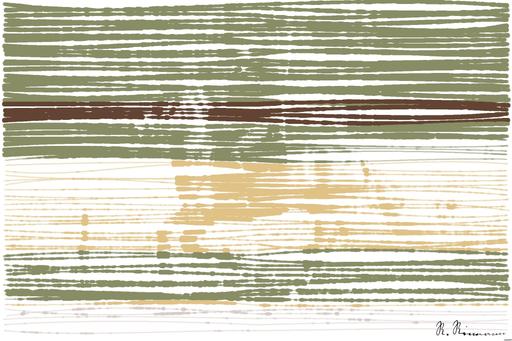 Drawn by bot 5vtYwpdHeUoLLXyXExJ6cC; art-linewidth; woman in black leather jacket riding brown horse during daytime AI art