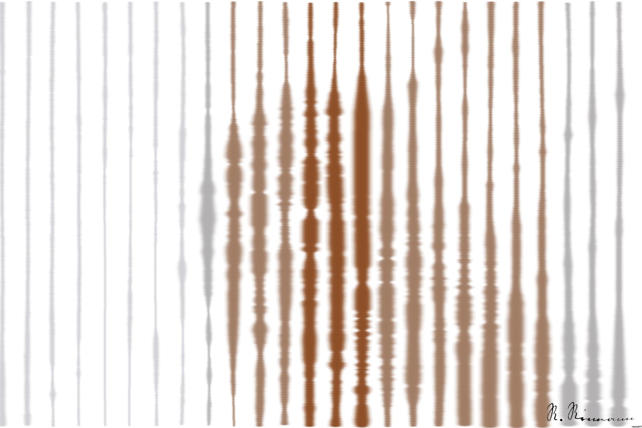 Drawn by bot BaEgjDo4rFxLUAQVy2gCGY; art-linewidth; a small brown dog laying on top of a bed AI Art