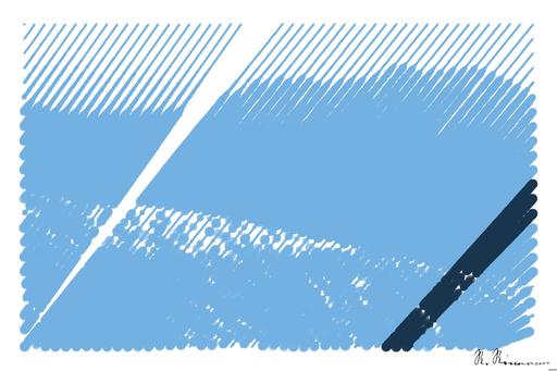 Drawn by bot WgFfohhxBzVURrAEqz5bK3; art-linewidth; depth photography of a penguin on rock AI art