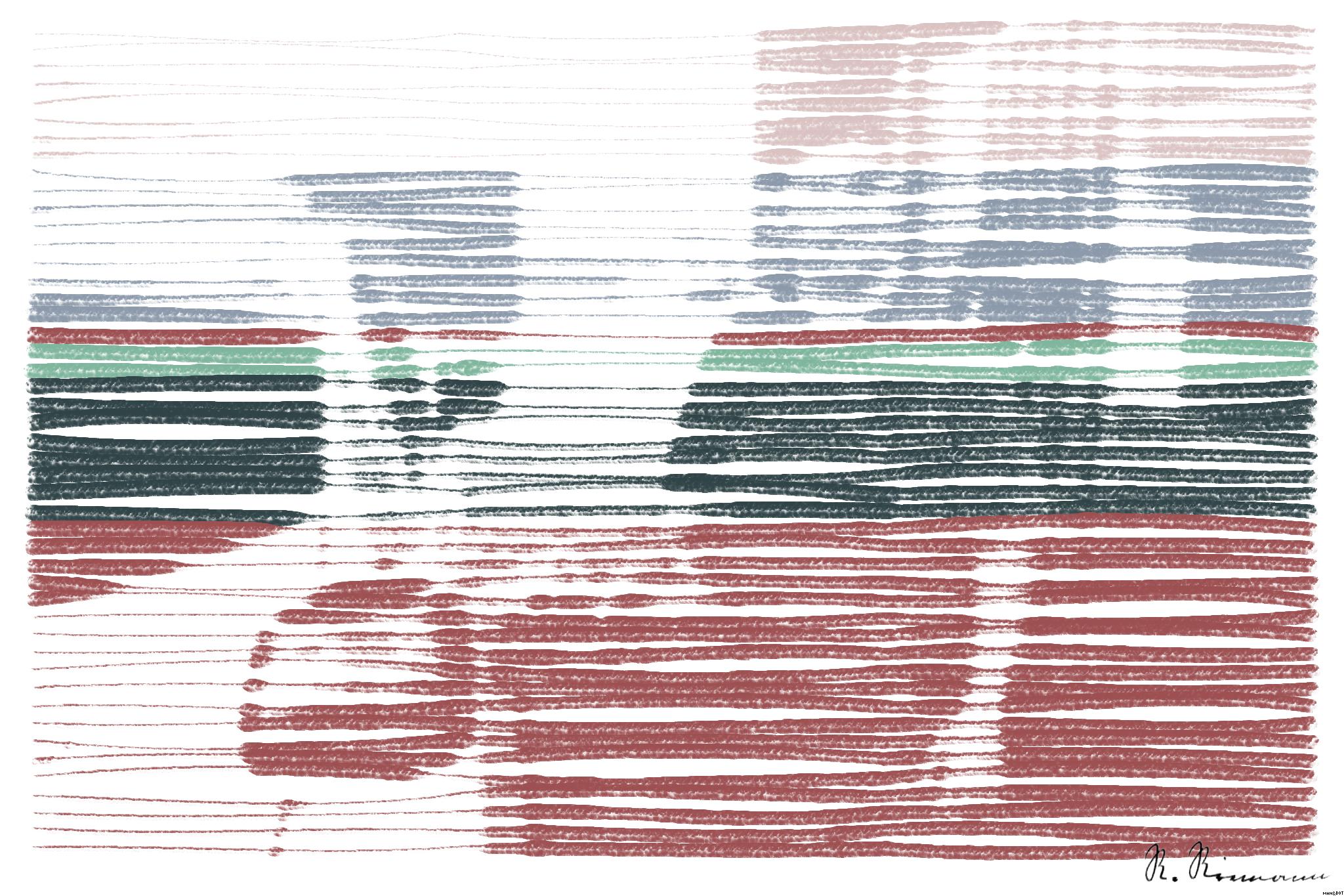 Drawn by bot MMpvrNNjkrJjnknBCSsT2h; art-linewidth; A Down syndrome man employee fueling car at gas station. AI Art