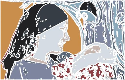 artwork for redditgetsdrawnbybot AI art