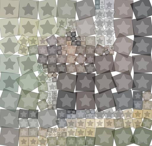 Drawn by bot ce6TnrgSXL2oBhGwwfonZ2; art-quadrangle; Close-up of a grizzly bear sitting peacefully in a forest setting, showcasing its powerful presence. AI art