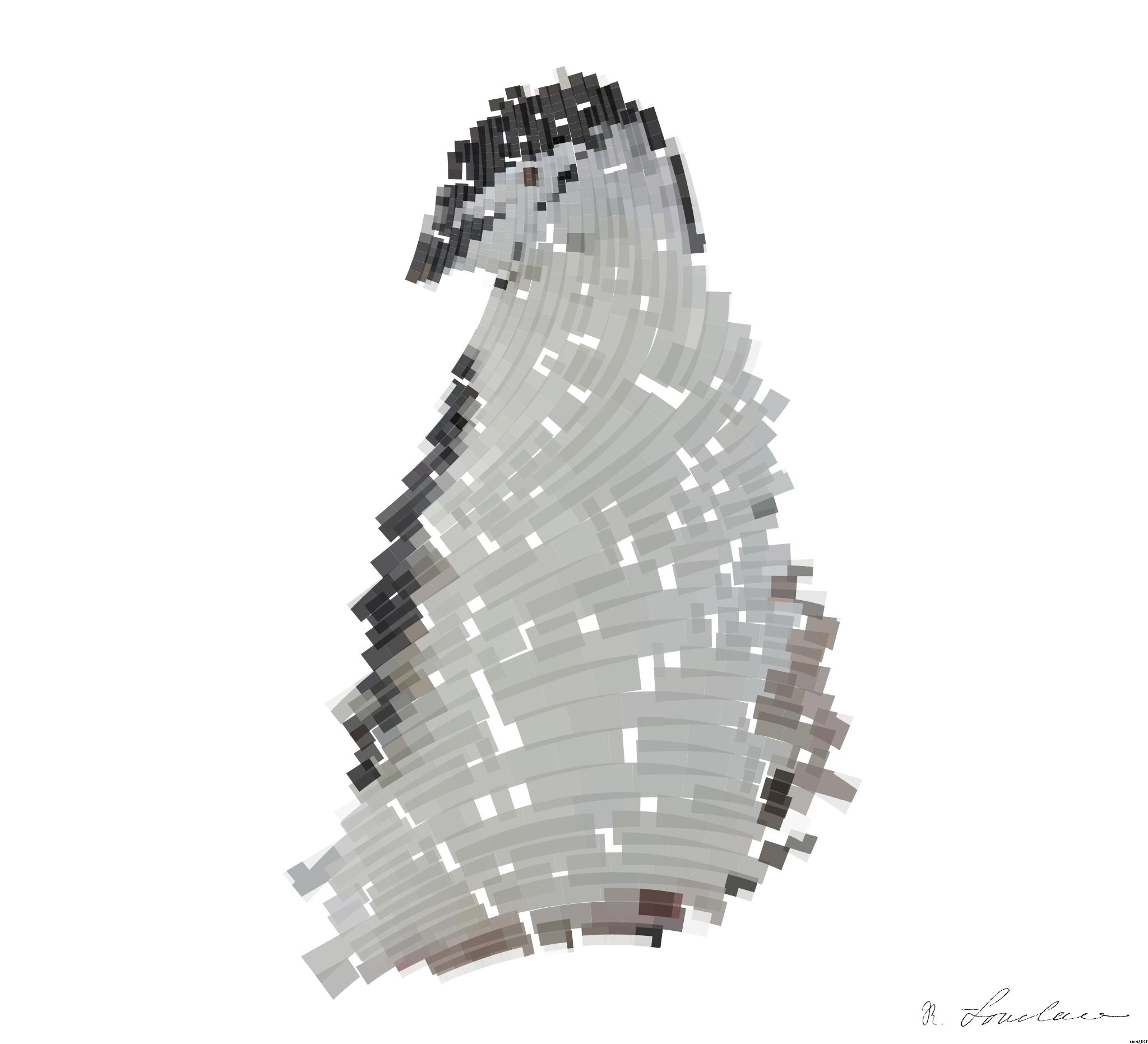 Drawn by bot YLNcBUpkAE6xXP5sbPm3Mc; art-flowy; A Chinstrap penguin stands on a snow-covered rocky terrain in Antarctica, showcasing its natural habitat. AI Art
