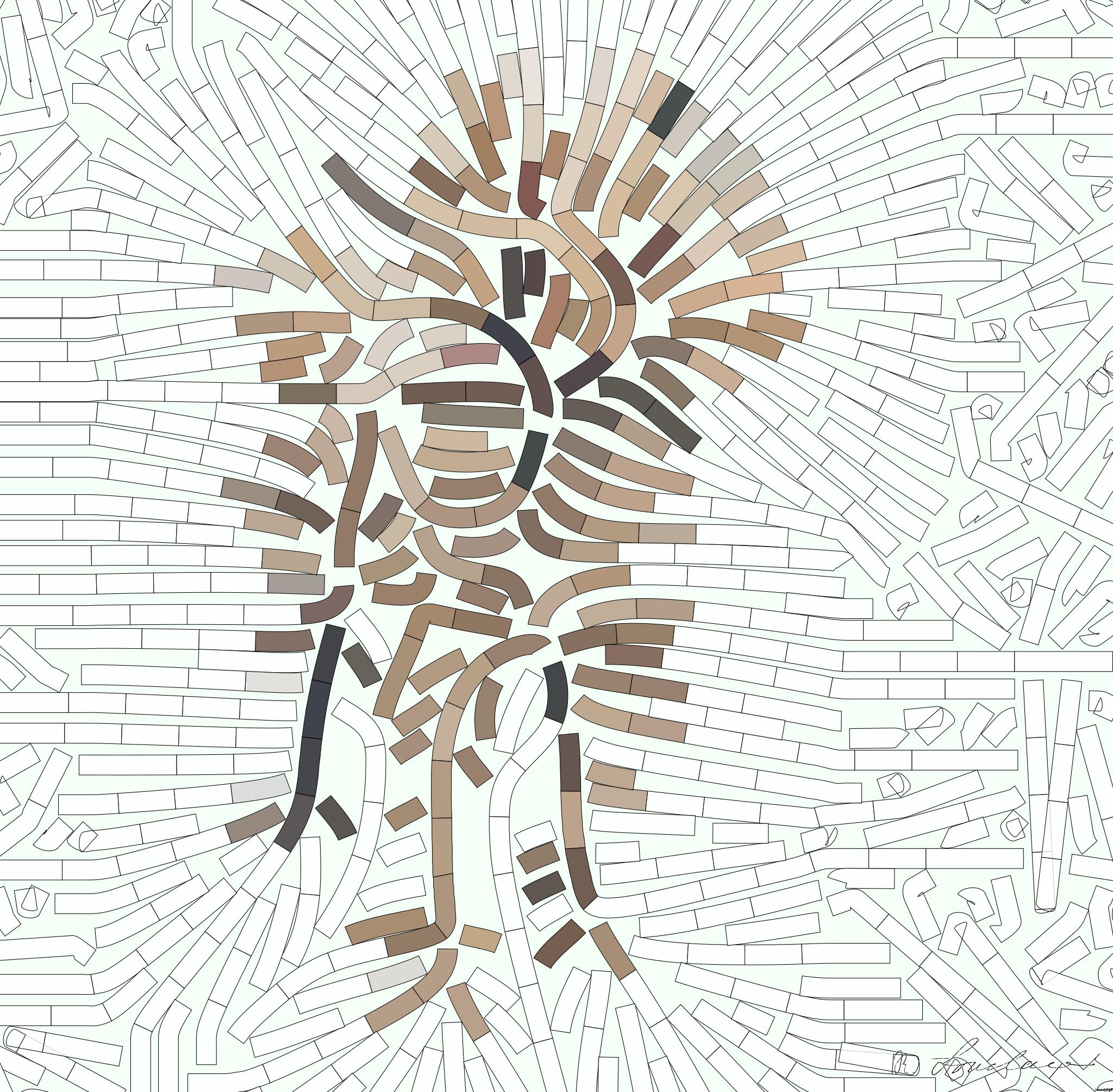 Drawn by bot JCFRXtGwVYh5xqo35xEJZC; art-flowy; short-coated brown dog AI Art