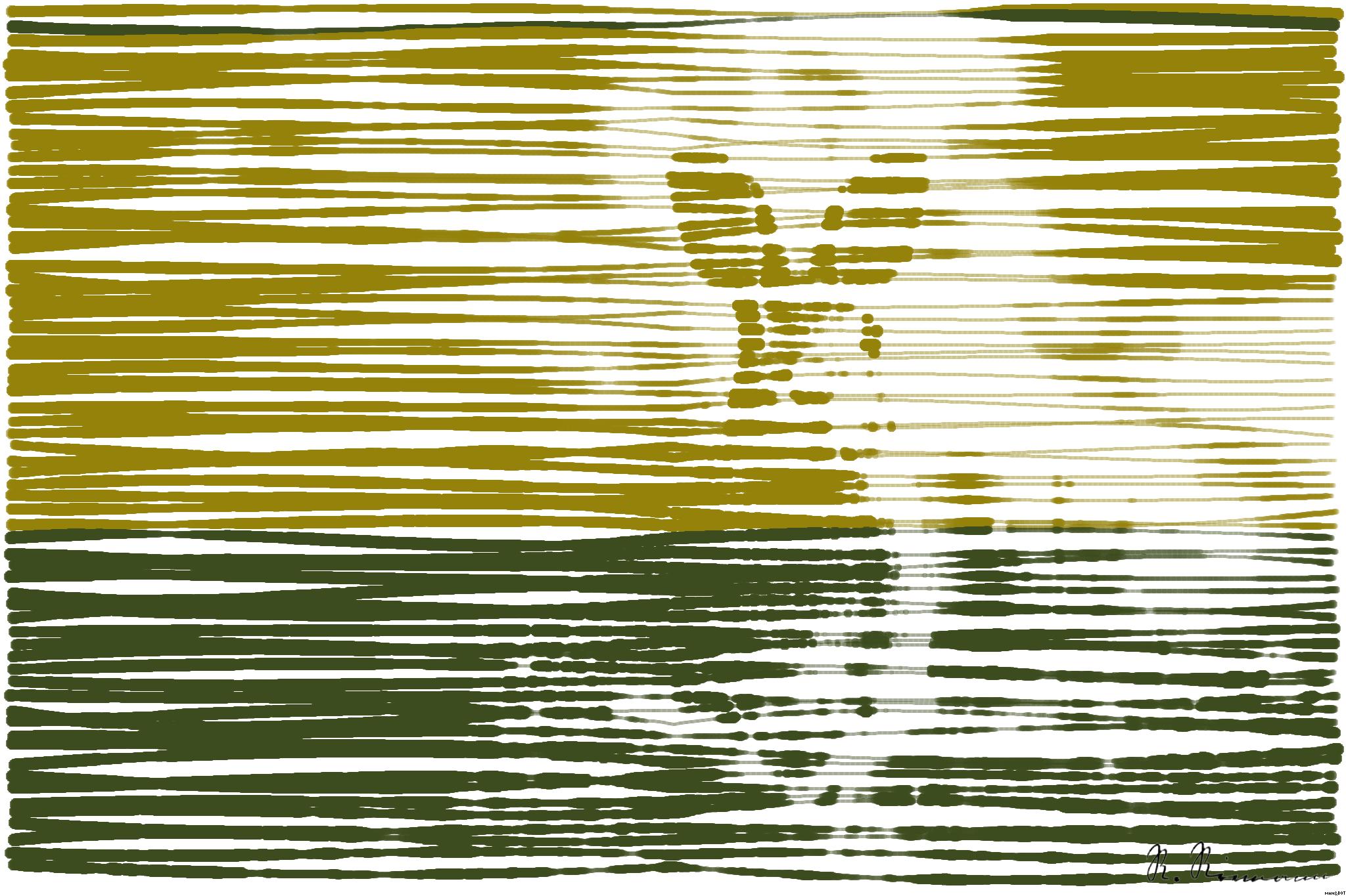 Drawn by bot Ao2MpZqzGYZTqwZkcnkEYQ; art-linewidth; A cute wild rabbit peering from the grass with a vibrant yellow backdrop, epitomizing summer wildlife. AI Art