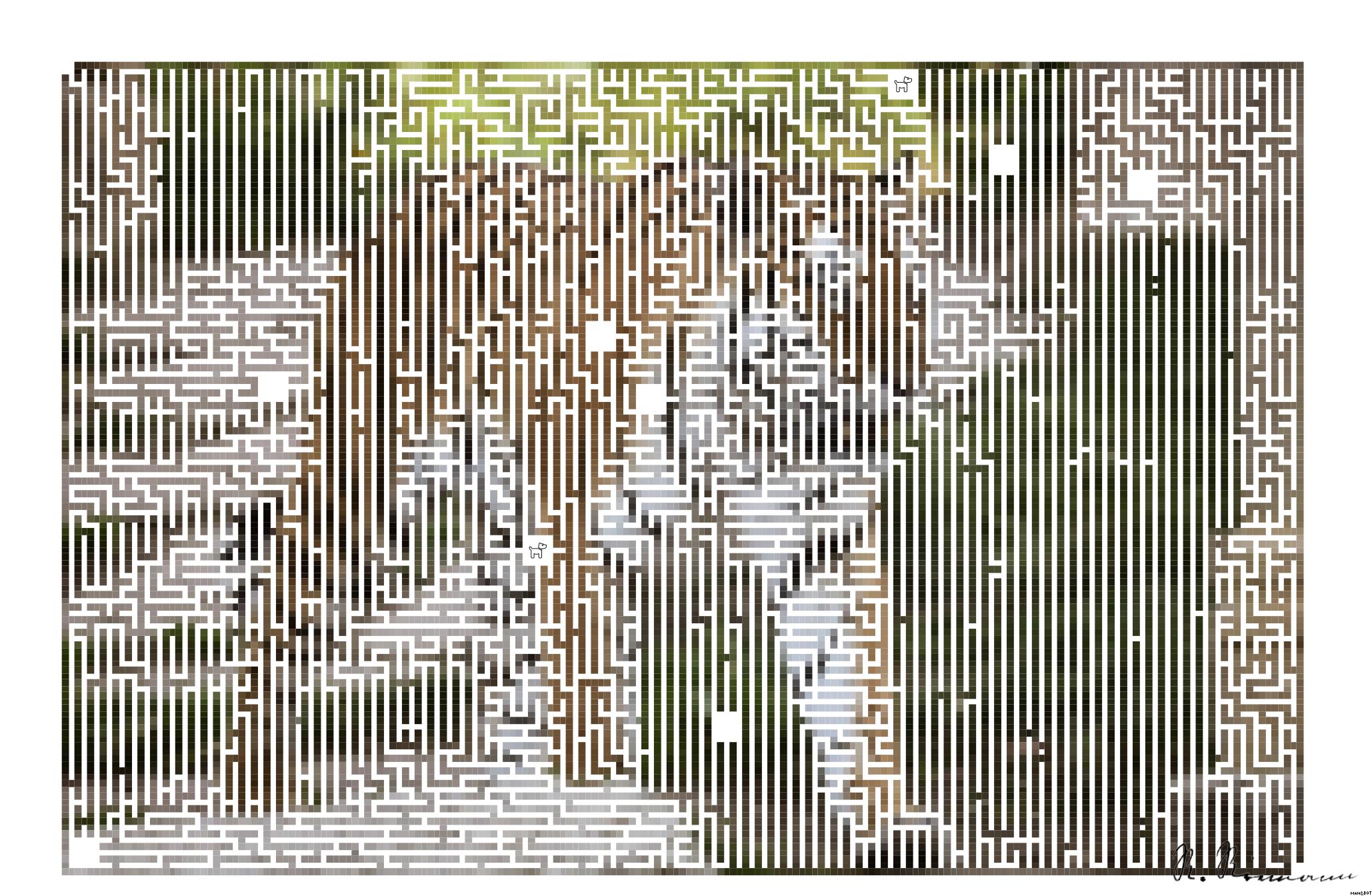 Drawn by bot ES6jeoxgnWTHP9zPqoZnXd; art-amaze; a large tiger walking across a lush green field AI Art