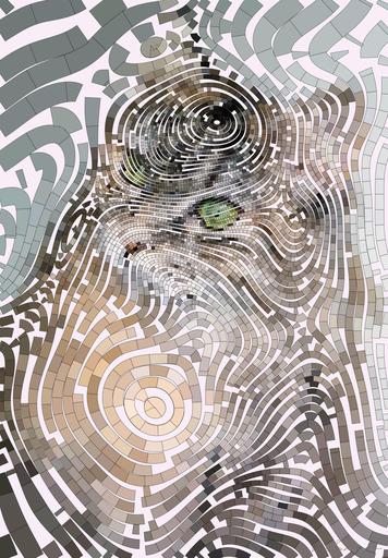 Drawn by bot JoYDEpzVgW5SwgnQ5pyCDh; art-flowy; focus photography of long-fur brown cat AI art