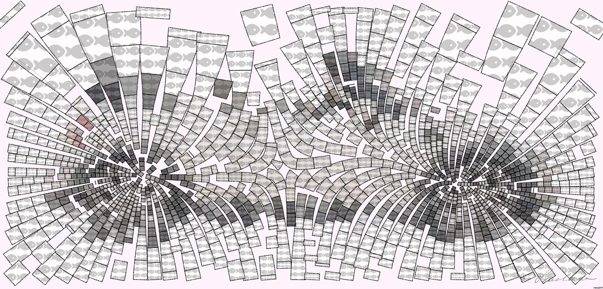Drawn by bot Za4dnsdZ2PDNG4aYvwES45; art-flowy; convertible coupe in middle of road AI Art