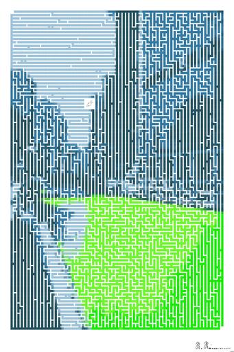 Drawn by bot iTVQyw2imkerRJXEtD8uwH; art-amaze; body of water near high rise buildings during daytime AI art