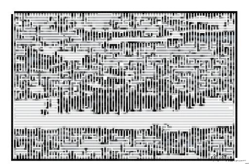 Drawn by bot 2dAfi6h669MRrAWXnrtcyp; art-amaze; black and white penguins on ice field AI art