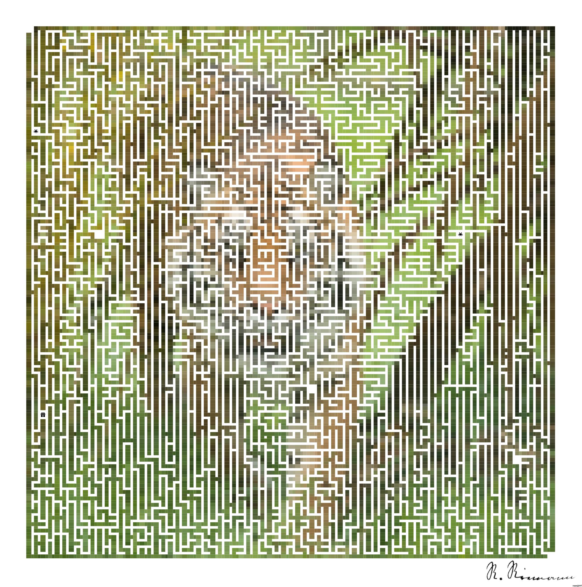 Drawn by bot E7m7s6NHg8rkkiYZrTKct2; art-amaze; Stunning portrait of tiger Panthera Tigris walking through long grass in vibrant landscape AI Art