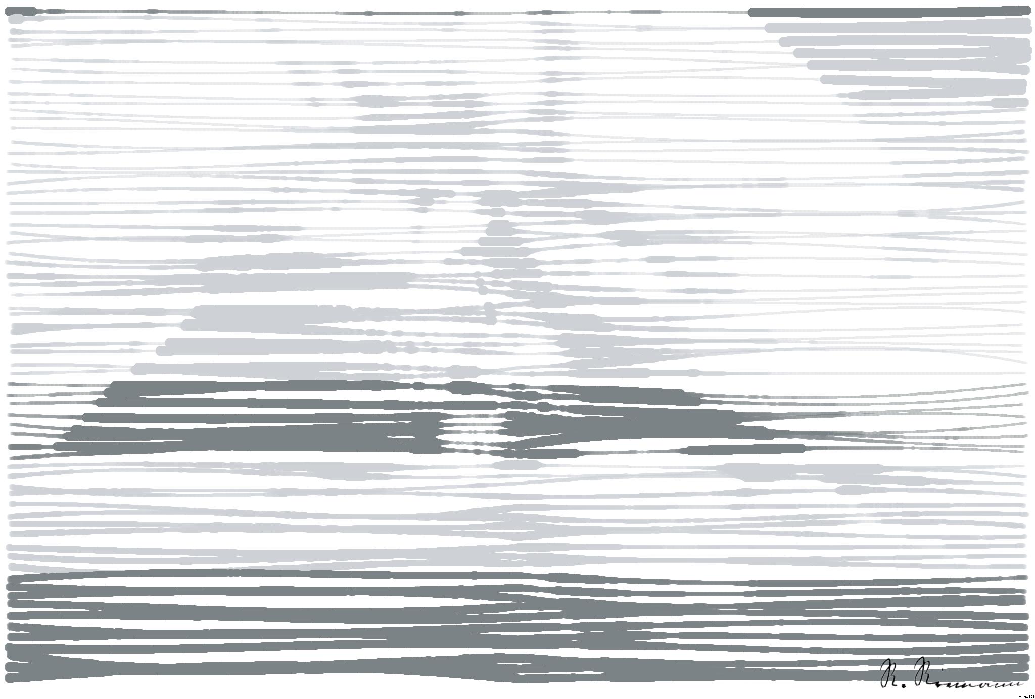 Drawn by bot 5m4ebGnH2cPbeCbCoVxXxE; art-linewidth; white cat sleeps under white comforter AI Art