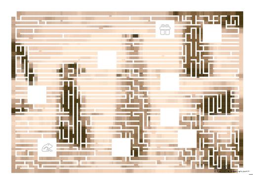 Drawn by bot Sz2Pz25PJtjgeTJc7PTBbZ; art-amaze; brown and white 4 legged animals on brown sand during daytime AI art