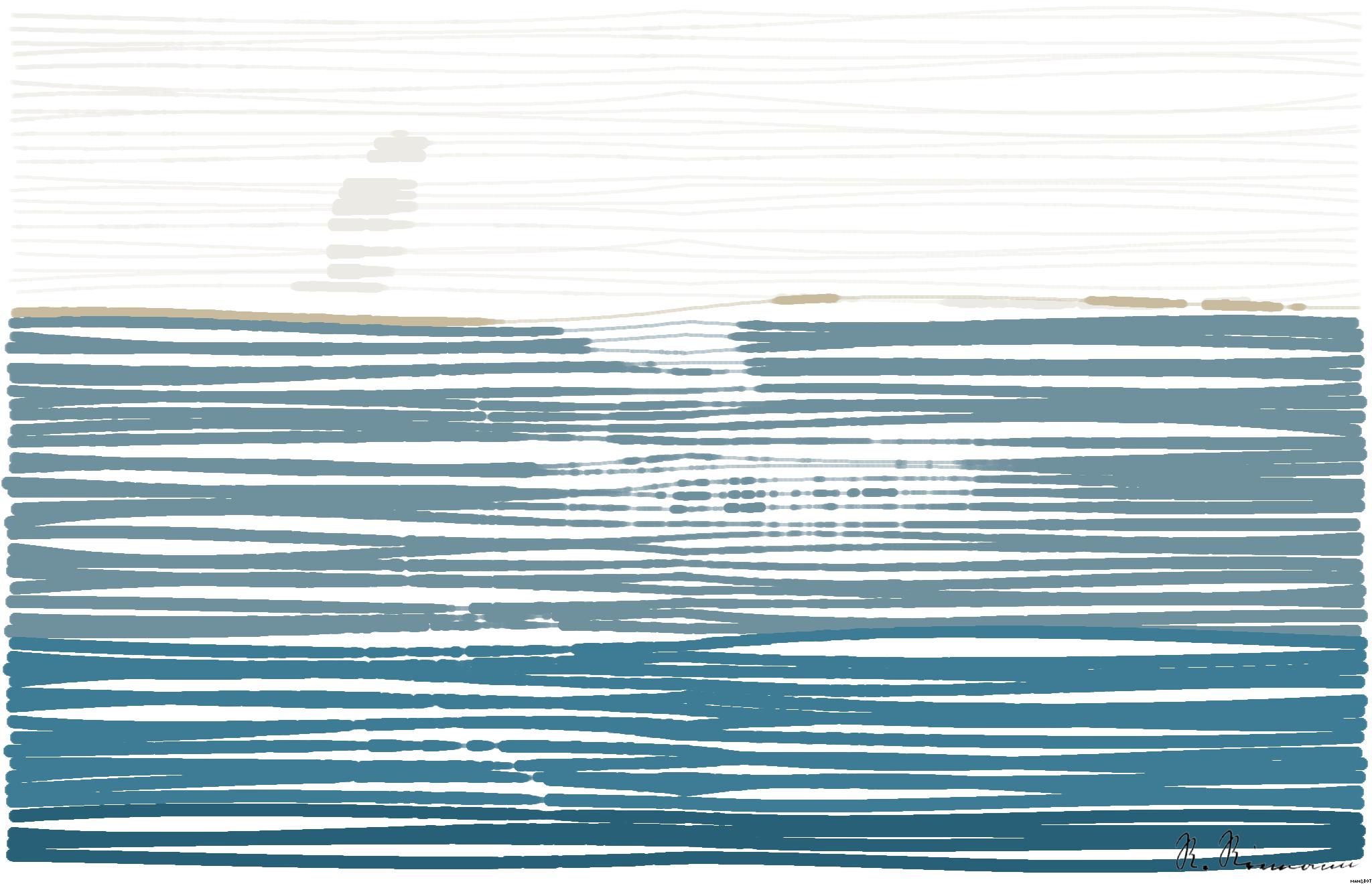 Drawn by bot An7ERcbznb8sAMJEUXAmGs; art-linewidth; a penguin sitting on top of a pile of ice AI Art