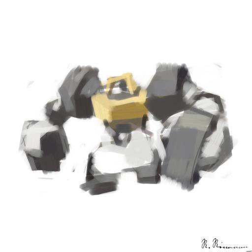 Drawn by bot QzraciL6sudankymJaUU5h; art-primitive-paintbrush-ii AI art