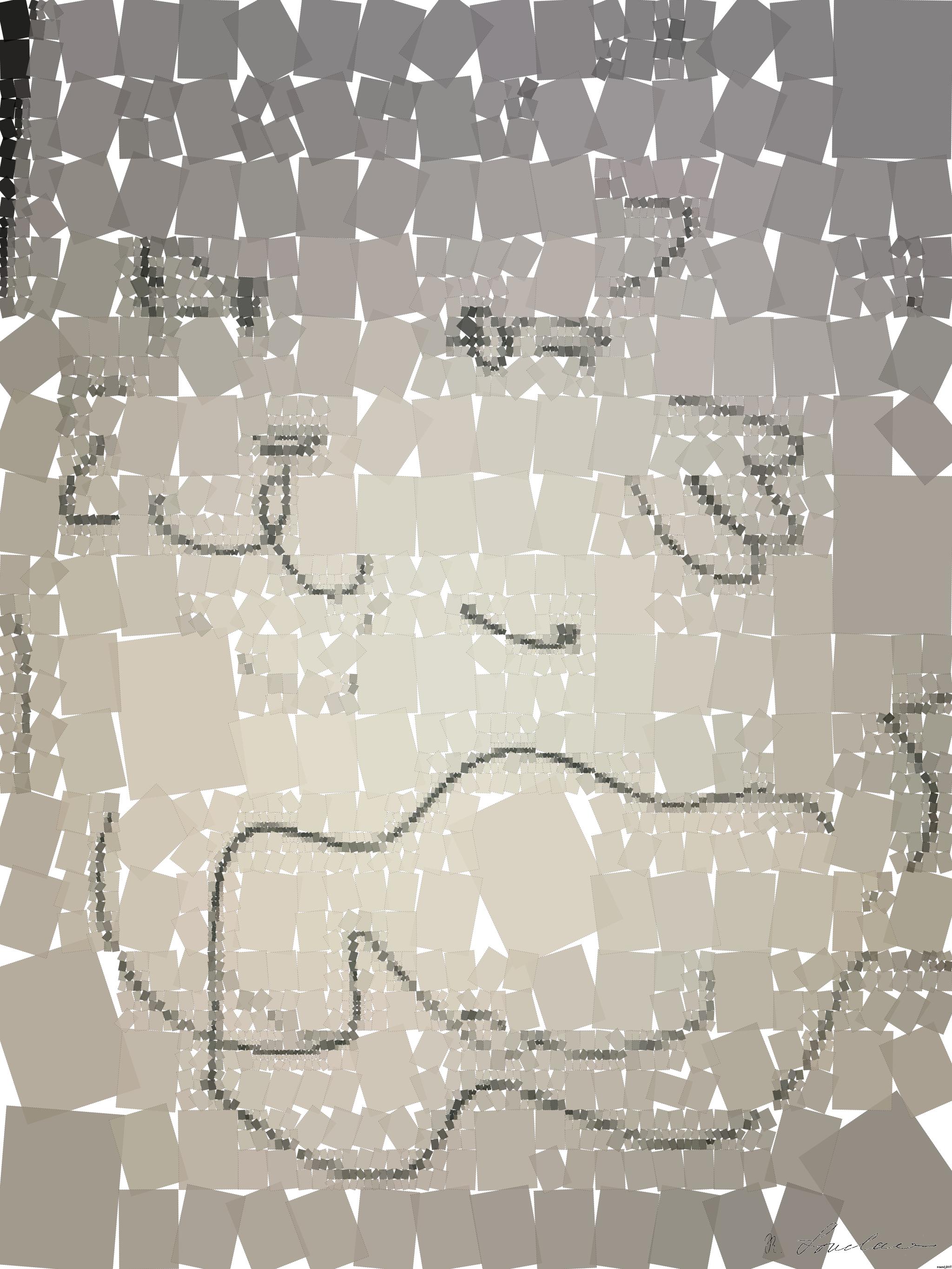 Drawn by bot LNh9fjTBRBmvi6qj2R2o2E; art-quadrangle; artwork for redditgetsdrawnbybot AI Art