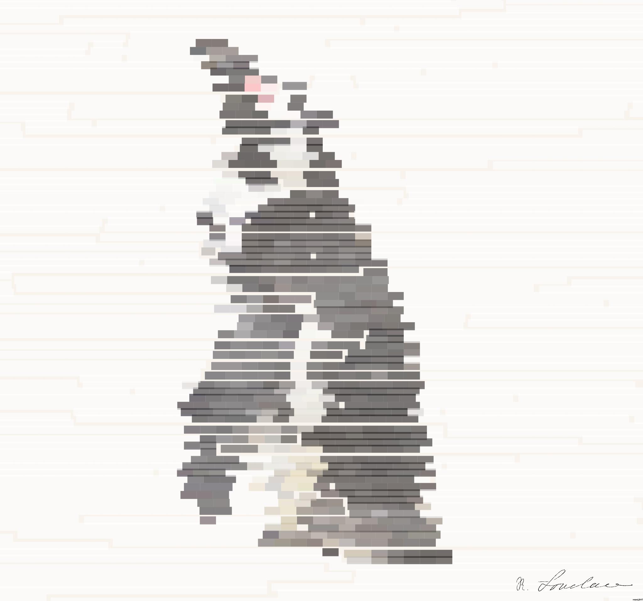 Drawn by bot WtmBZ72CG2XKebuvyH8iS5; art-flowy; a penguin standing on top of a rock AI Art