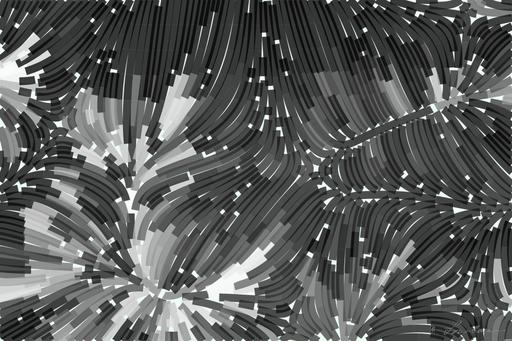 Drawn by bot 6dKakNaPeZQmHk35bYBDjJ; art-flowy; Black and white image of audience with hands raised, capturing concert energy. AI art