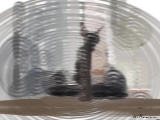 artwork for redditgetsdrawnbybot AI art