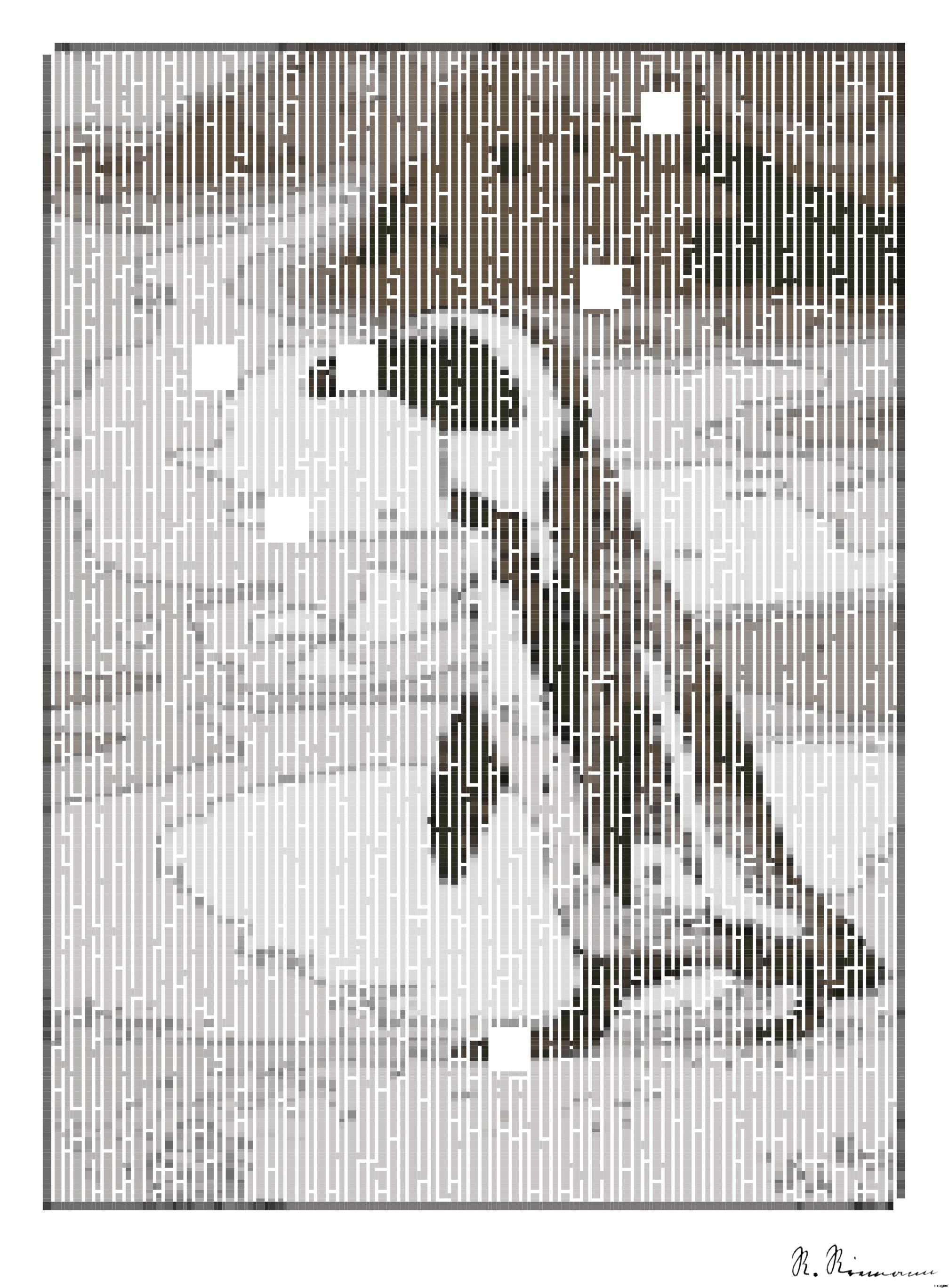 Drawn by bot jDvgertWvedyv2FwpdZQFi; art-amaze; A solitary African penguin strolls along a sandy beach, showcasing its distinctive black and white feathers. AI Art