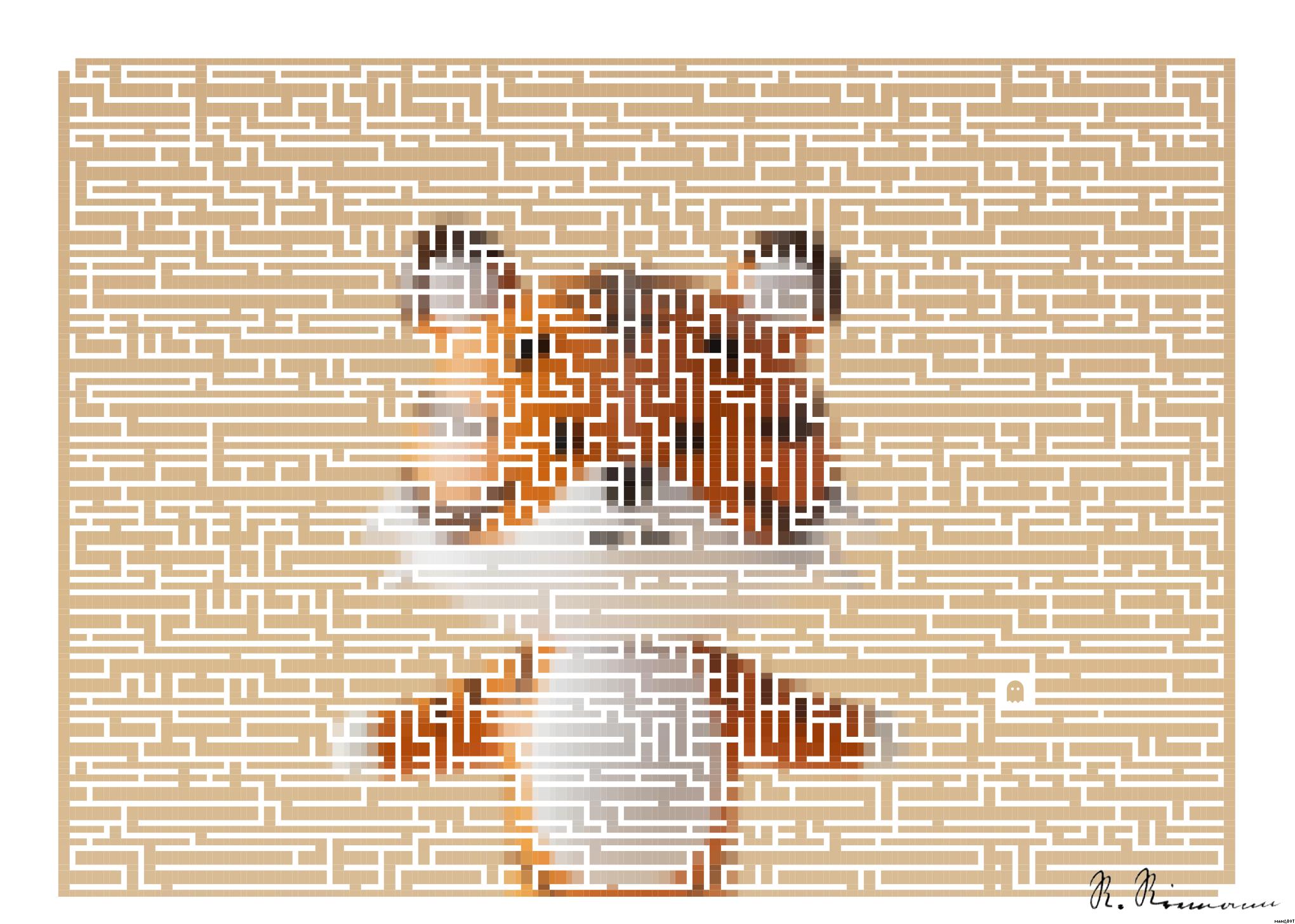 Drawn by bot 7a9B9RkTsdJzXjpSCD6t6Y; art-amaze; A small toy of a tiger standing on its hind legs AI Art