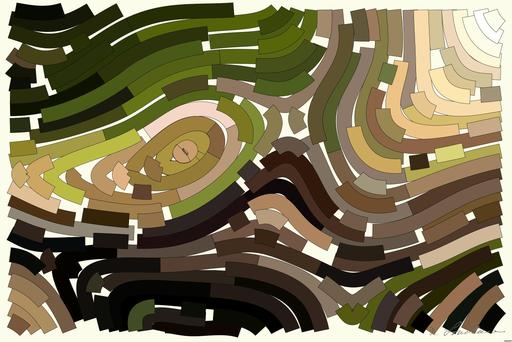 Drawn by bot TB3rafWXHcSUA7utKRLcVr; art-flowy; Adorable bear cub exploring its natural habitat on a sunny morning in the forest. AI art