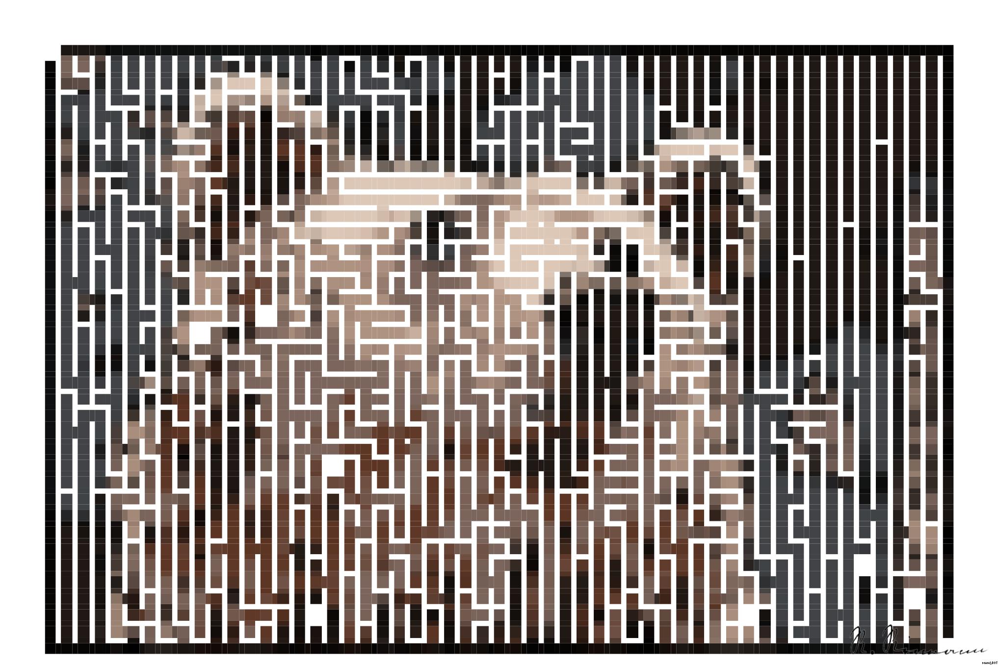 Drawn by bot by3dQrfi5FS3qjjT5rzNQF; art-amaze; Detailed close-up of a brown bear's face, showcasing its expressive eyes and fur texture. AI Art