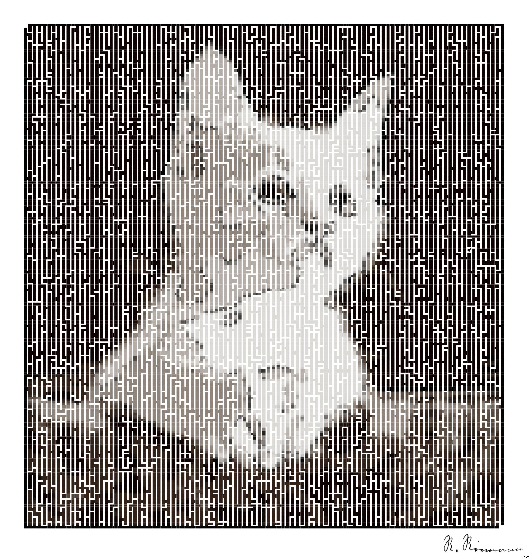 Drawn by bot 4RqJzGPEeTiZVMuAcgqr93; art-amaze; Close-up portrait of an adorable cream-colored kitten with blue eyes resting indoors. AI Art