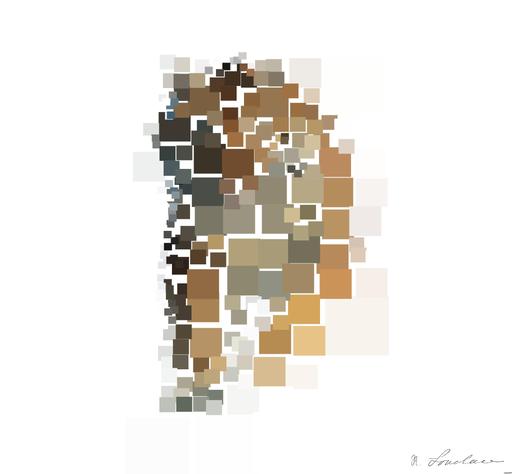 Drawn by bot 779nfeN3mUXeG93gftkpQn; art-quadrangle; a tiger running through the snow in the wild AI art