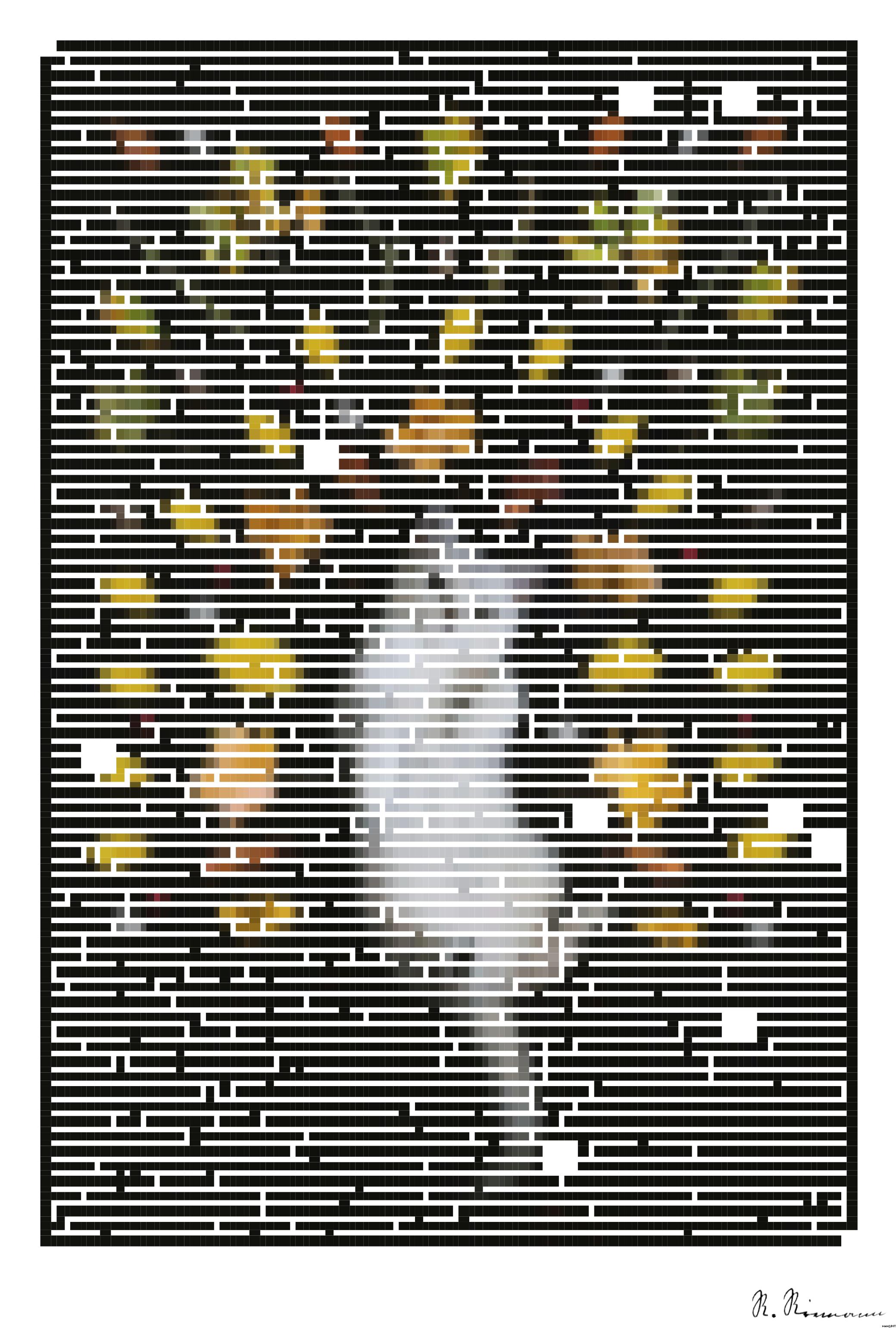 Drawn by bot j4p6ZHsqXRrAnAhniArr42; art-amaze; silver tabby cat surrounded by leaves AI Art