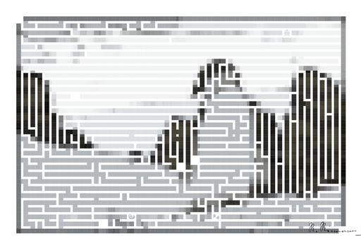 Drawn by bot BXnzZLm3udLwqhtXcR9P5c; art-amaze; A Chinstrap penguin stands on a snow-covered rocky terrain in Antarctica, showcasing its natural habitat. AI art