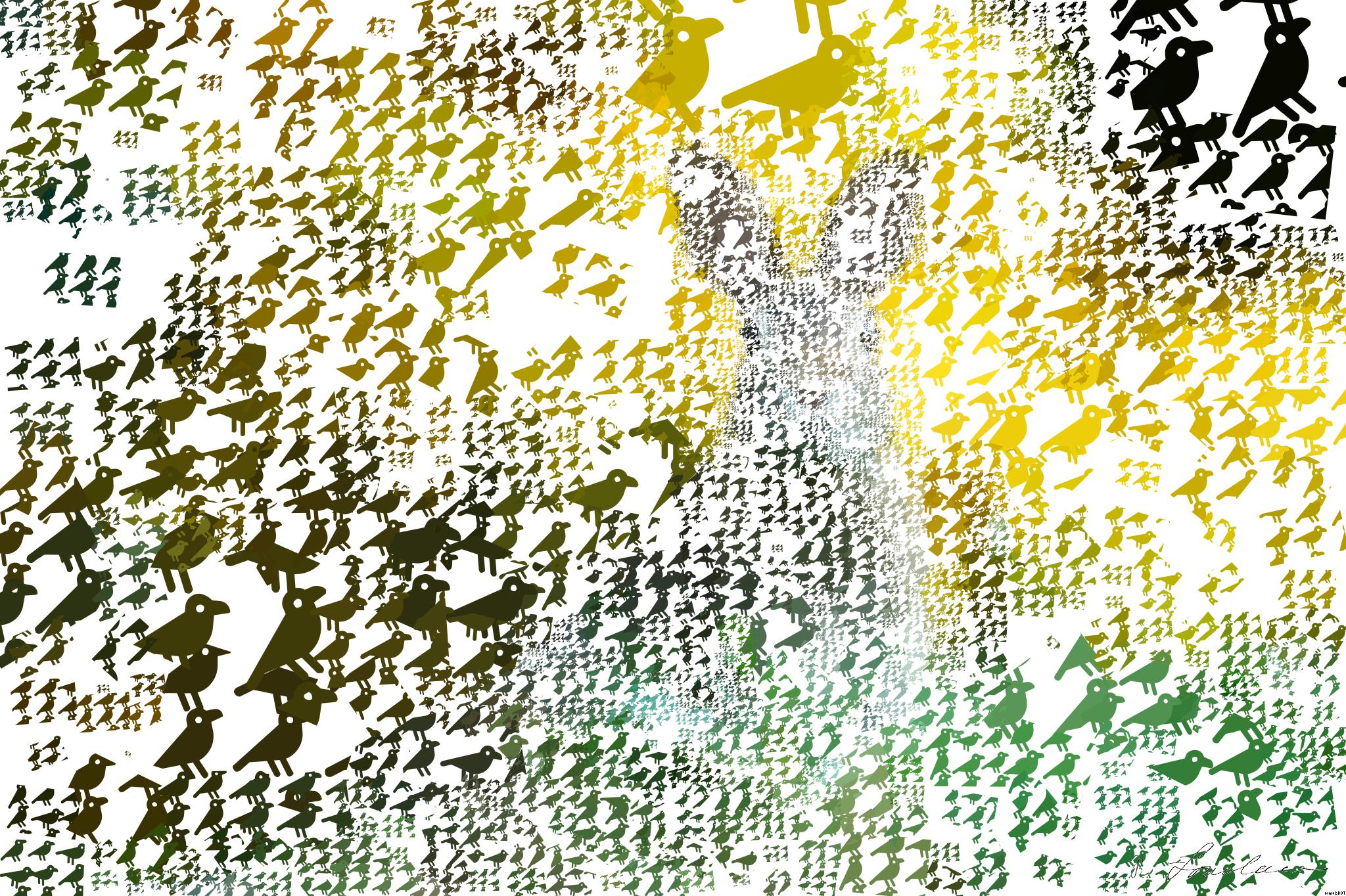 Drawn by bot PzEc7wHoXrghKzipwWYAtC; art-quadrangle; A cute wild rabbit peering from the grass with a vibrant yellow backdrop, epitomizing summer wildlife. AI Art